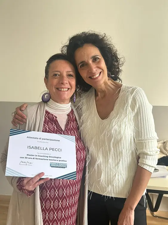 coaching oncologico foto con studente 3