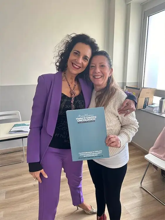 coaching oncologico foto con studente 4